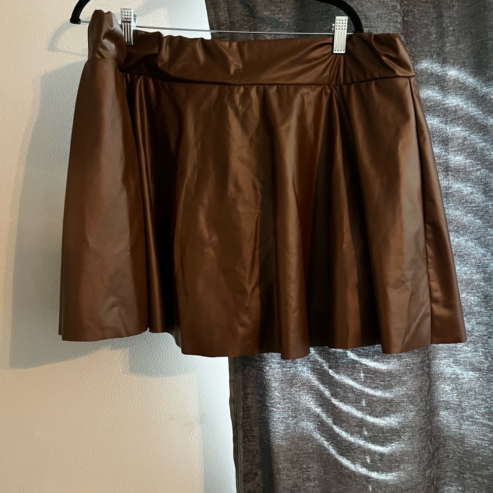 Faux Leather Mini
